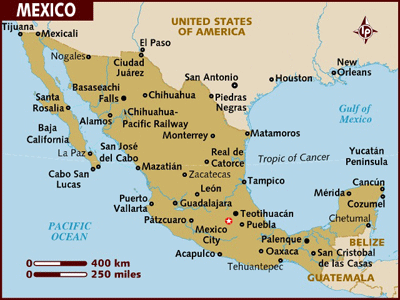 Mexico (gejat van Lonely Planet)